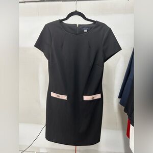 Tommy Hilfiger Black Dress with Pink Details